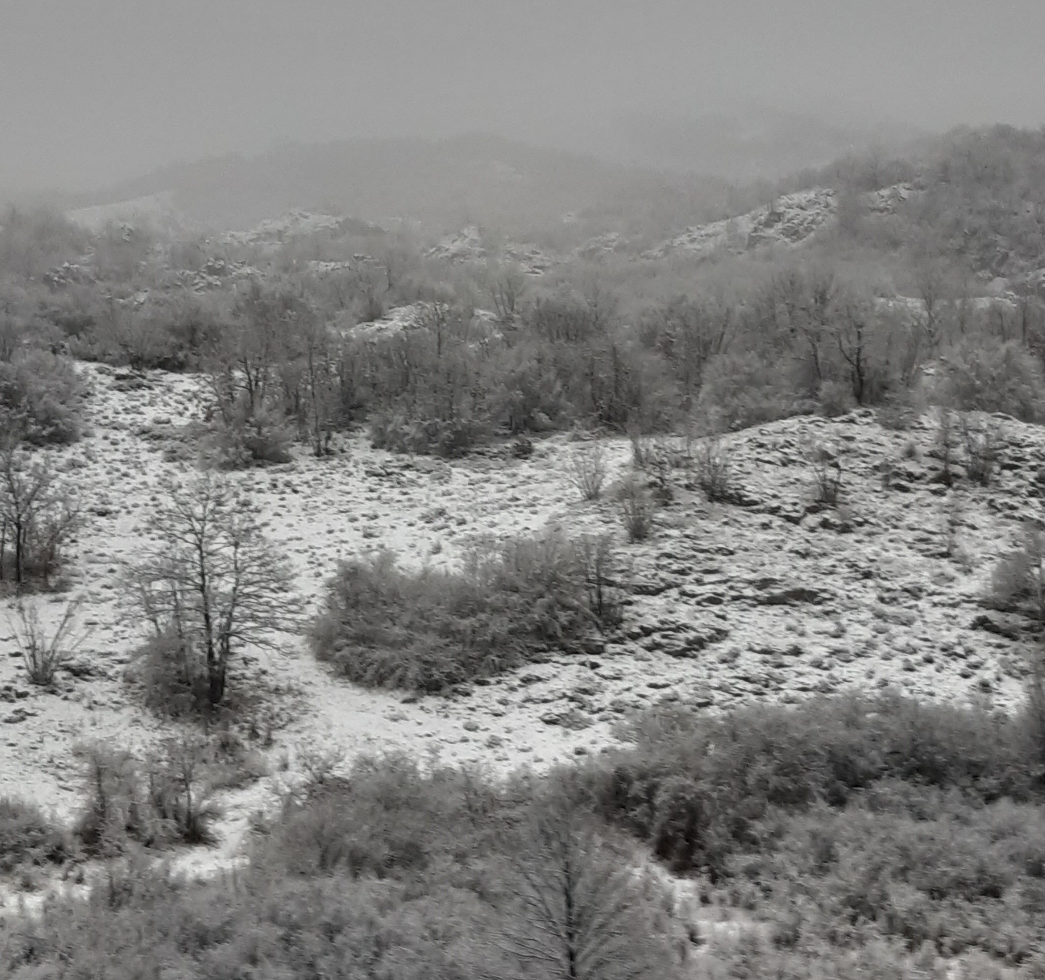 Снежный город Цетине